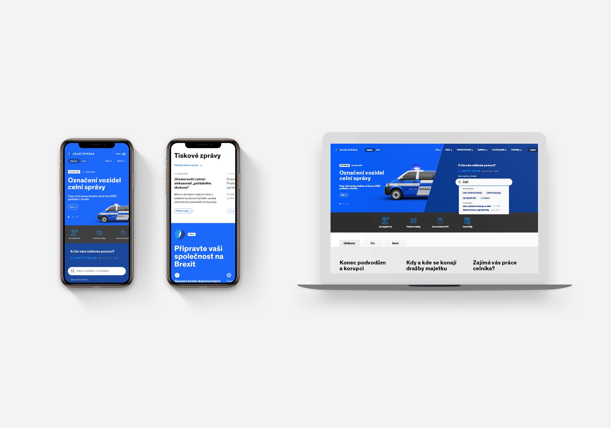 Celní správa Czech Customs Design Branding